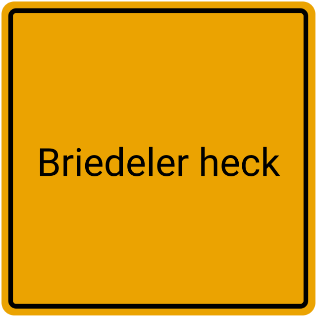 Meldebestätigung Briedeler Heck